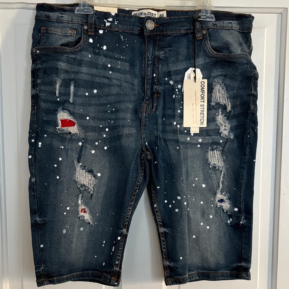 Blue Cult Distressed High Raise‎ NWT